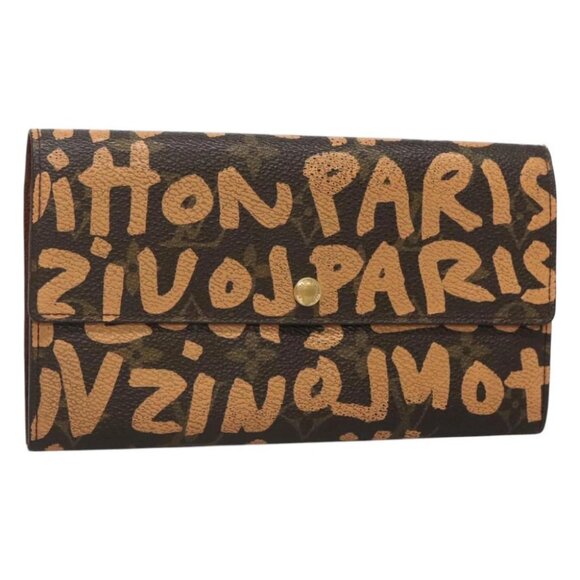 LOUIS VUITTON Monogram Graffiti Porte Monnaie Credit Wallet - Picture 1 of 14